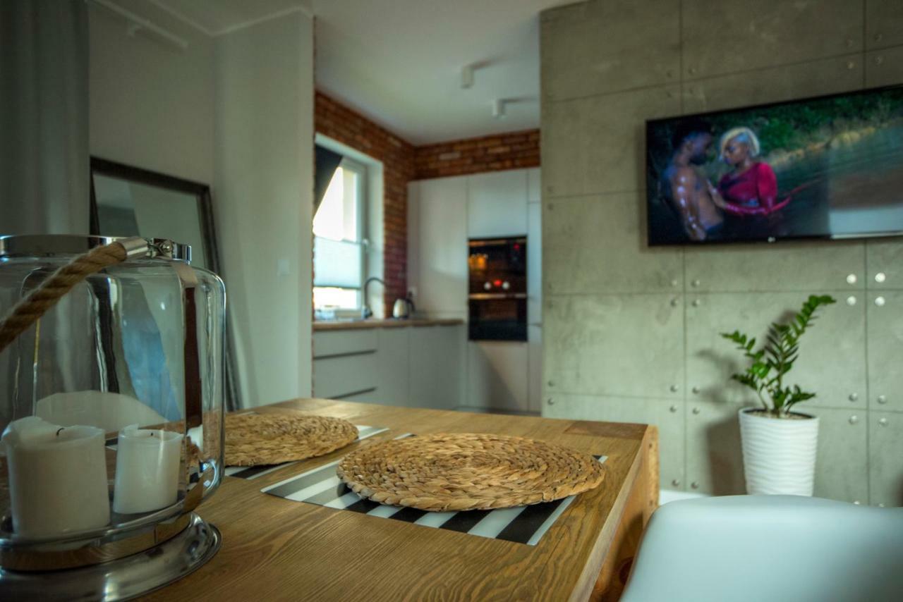 Przystan I Apartment Ostroda Bagian luar foto